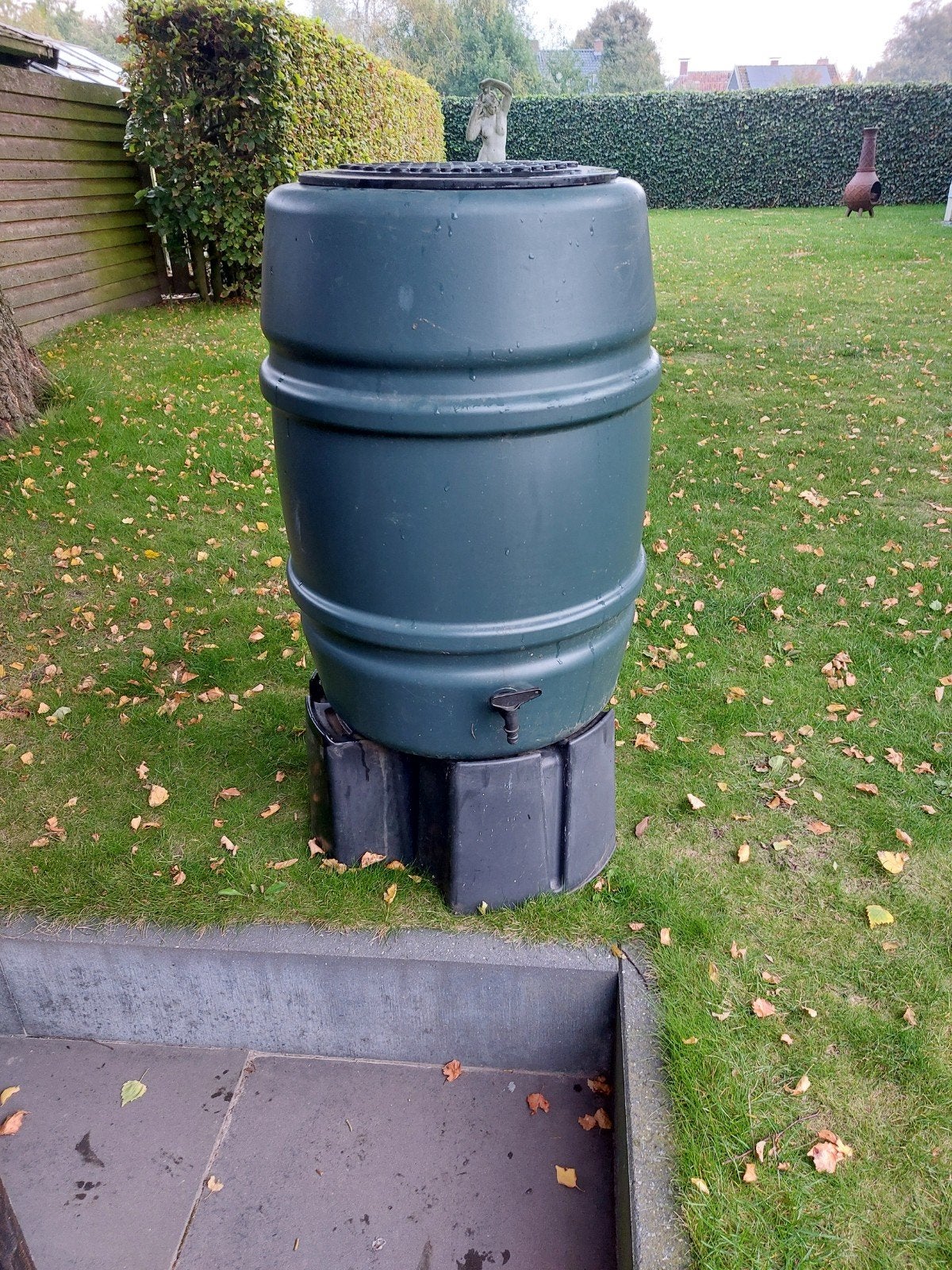 regenton kunststof met kraan en opstand, 150 liter of meer, Ophalen, Gebruikt, Kunststof