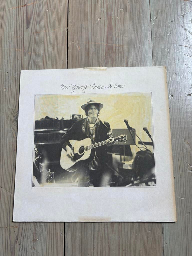 Neil Young - Comes a Time LP, Cd's en Dvd's, Vinyl | Rock, Gebruikt, Ophalen of Verzenden, 1970 - 1979, 12 inch