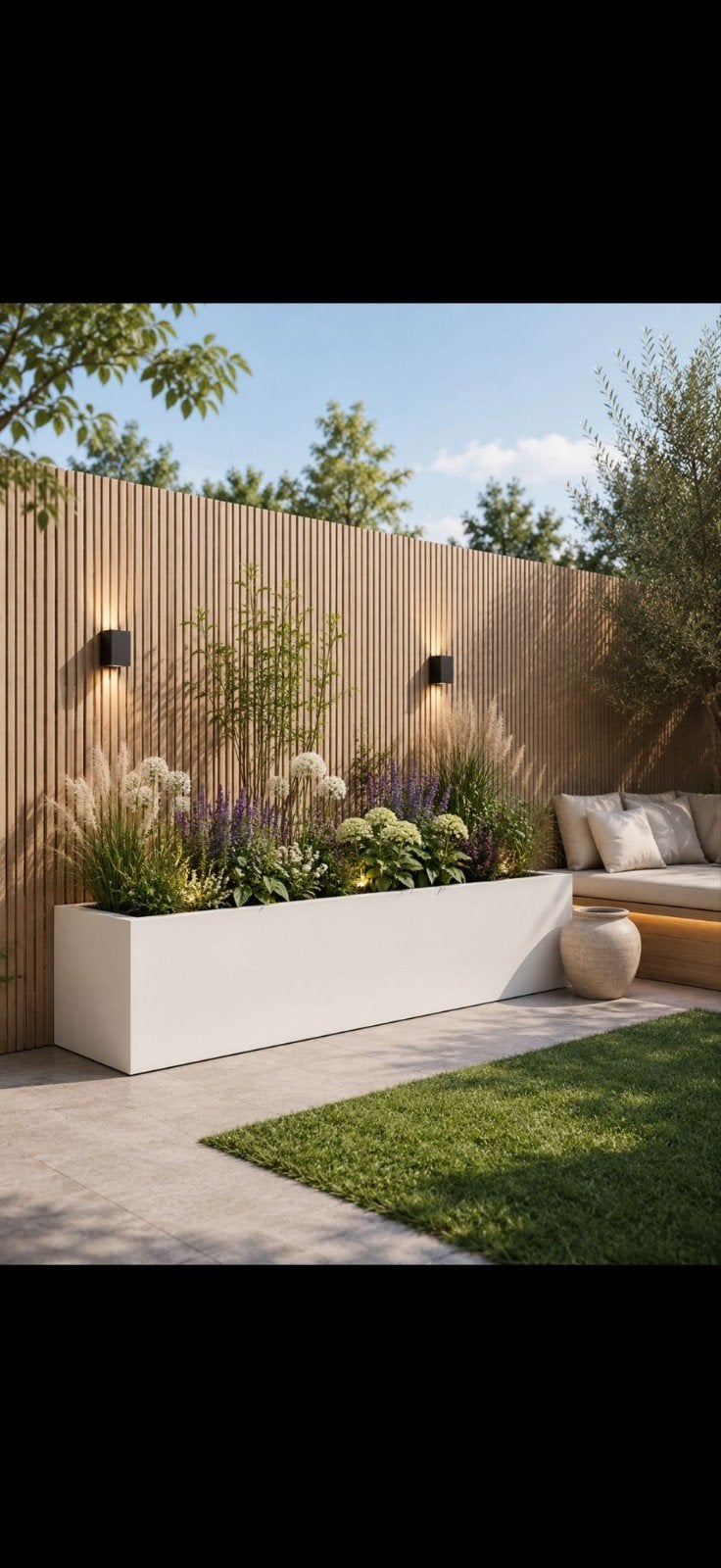 Prachtige metalen plantenbakken🪻🪻NU 250X50X50, Tuin en Terras, Bloembakken en Plantenbakken, Nieuw, Metaal, 30 tot 60 cm, 100 cm of meer