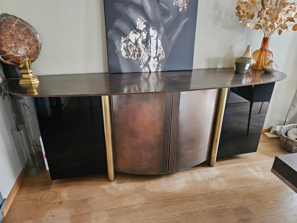 Belgo chrom dressoir, Ophalen, Overige materialen, 150 tot 200 cm, Zo goed als nieuw