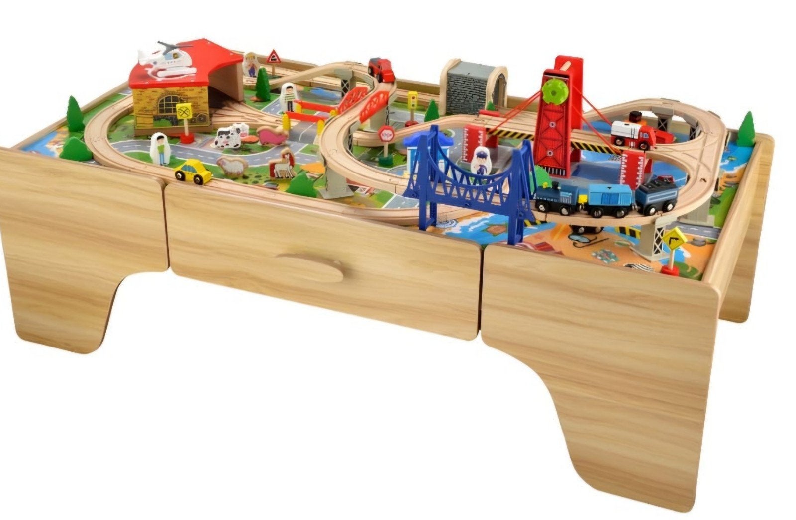 Speelgoedtafel met treinspoor, Ophalen, Zo goed als nieuw