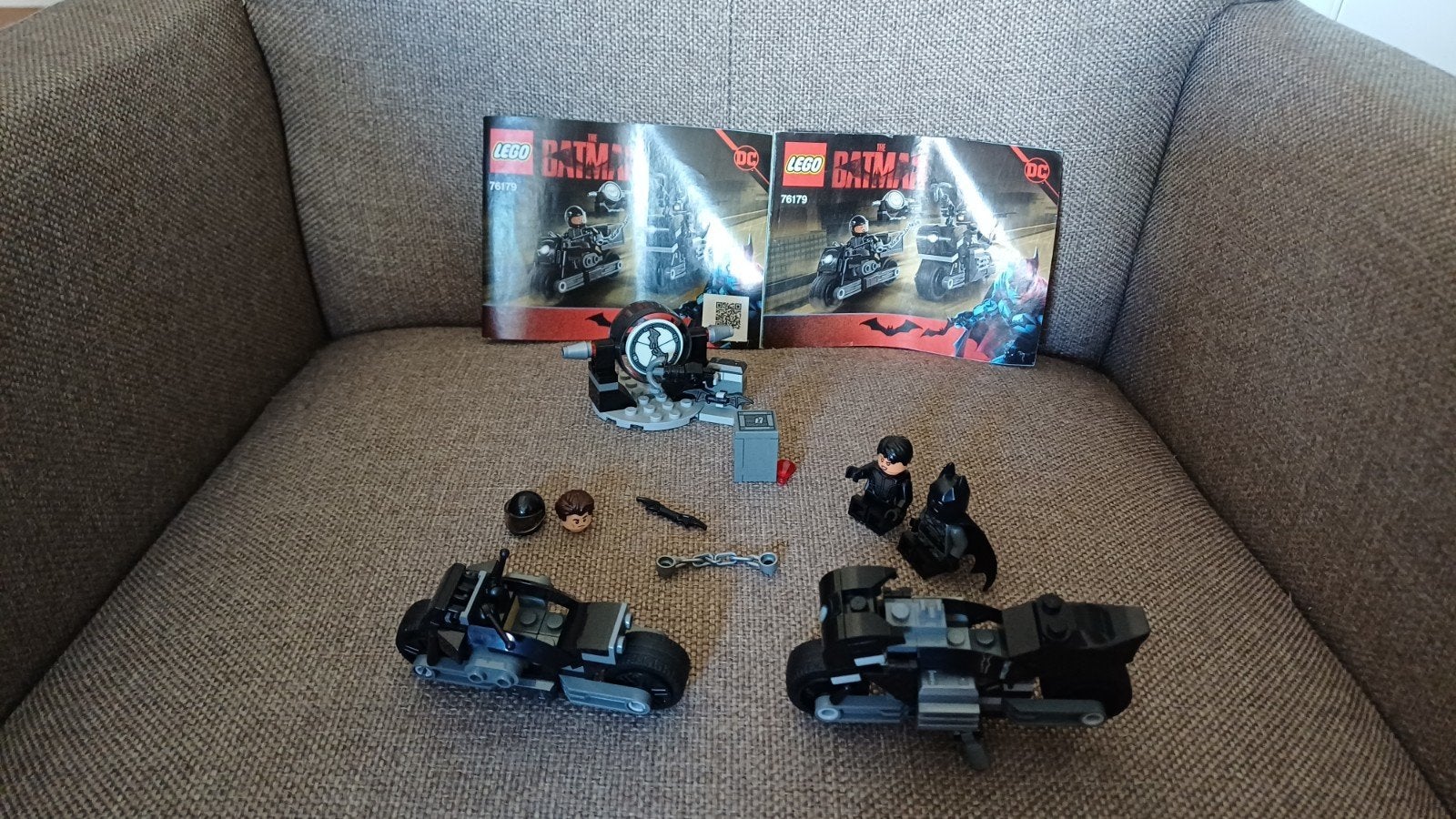 Lego Batman 76179 Batman & Selina Kyle Motorcycle pursuit, Overige thema's, Lego, Ophalen of Verzenden, Zo goed als nieuw
