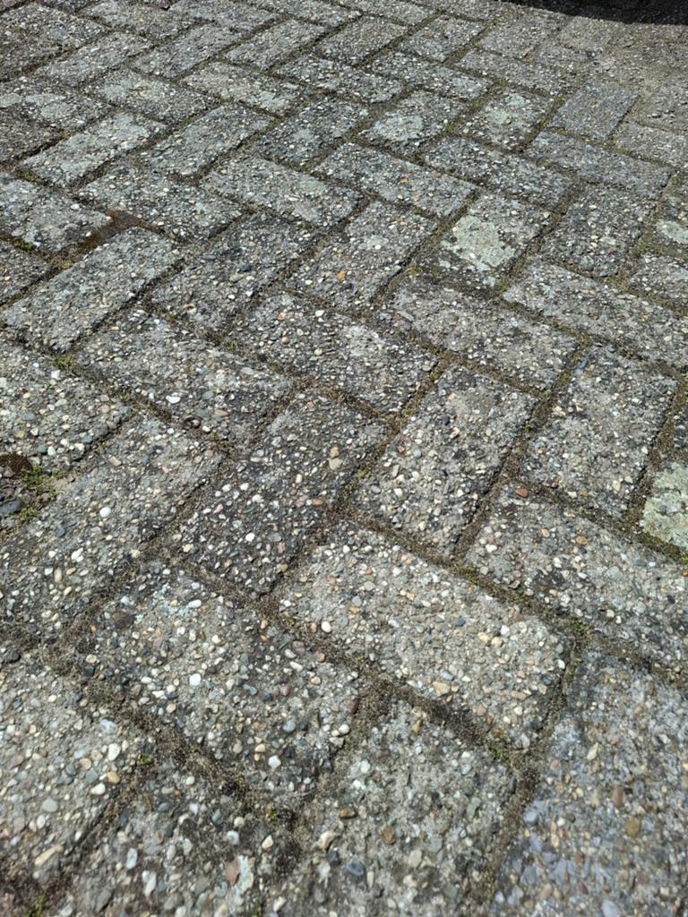 Grijze betonklinkers, Tuin en Terras, Tegels en Klinkers, Ophalen, Gebruikt, Klinkers, 10 m² of meer