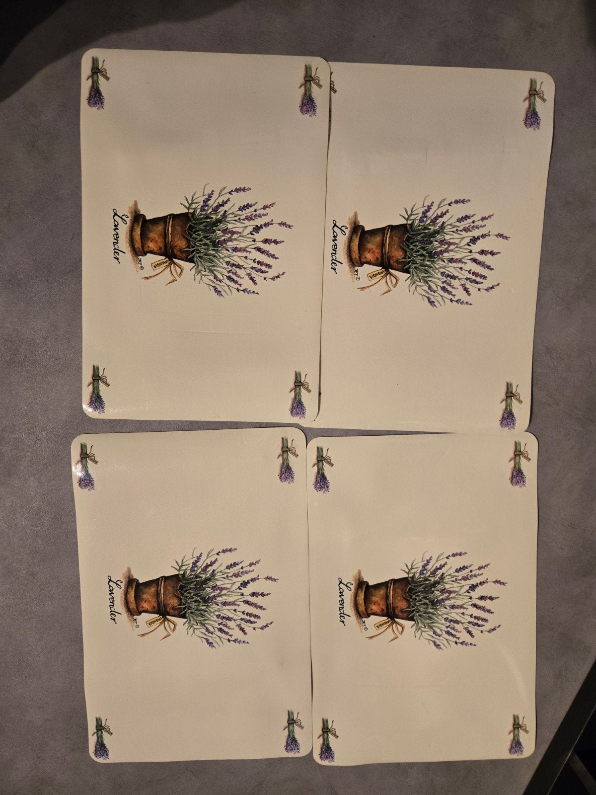 4 LAVENDEL Placemats,igs, Ophalen of Verzenden