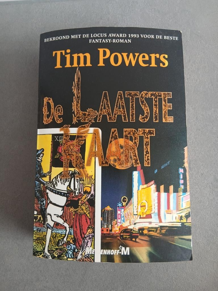 Tim Powers - De laatste kaart (1e druk mei 1994), Boeken, Thrillers, Zo goed als nieuw, Ophalen of Verzenden