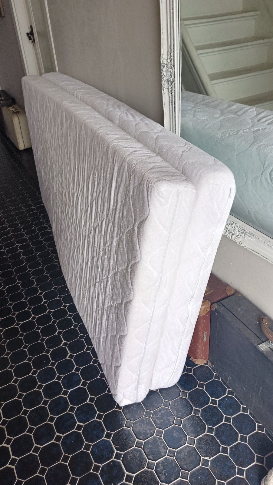 Matrassen, lattenbodems en dekbedden, Ophalen, Gebruikt, Eenpersoons, 90 cm