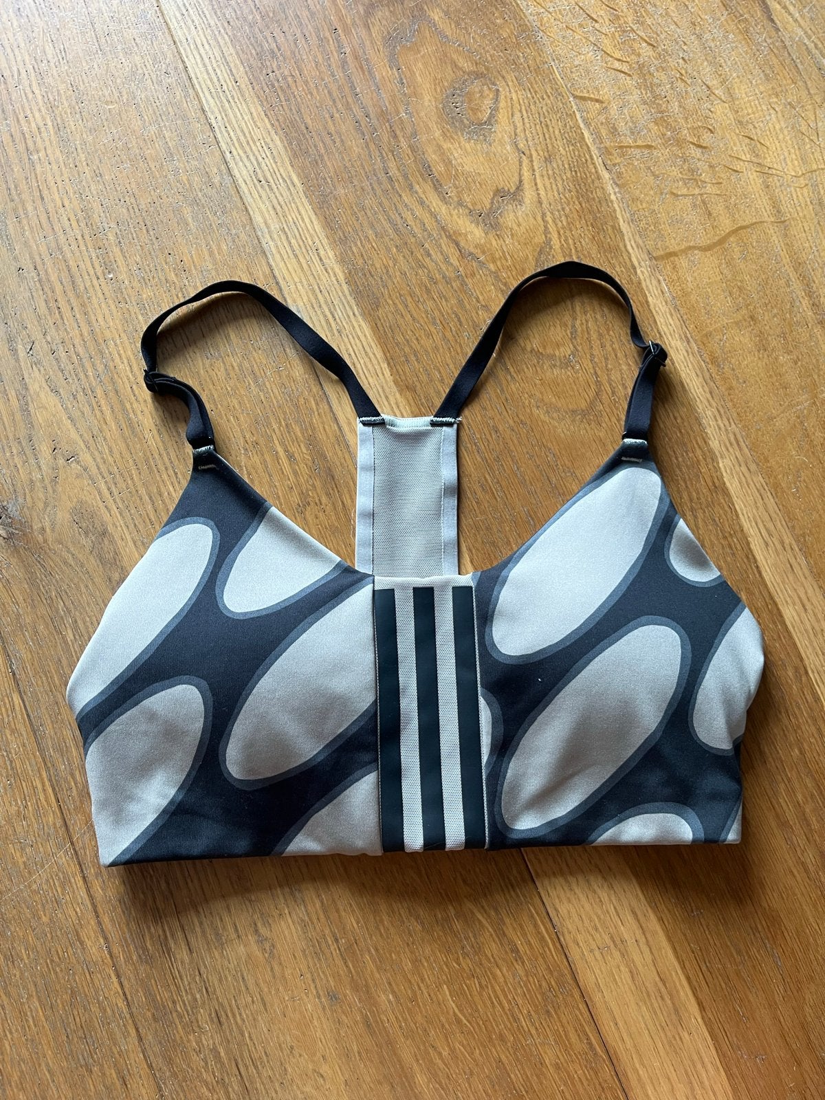 Adidas x Marimekko sporttop XS - Navy Blauw, gerecycled, Blauw, Ophalen of Verzenden, Fitness of Aerobics, Maat 34 (XS) of kleiner