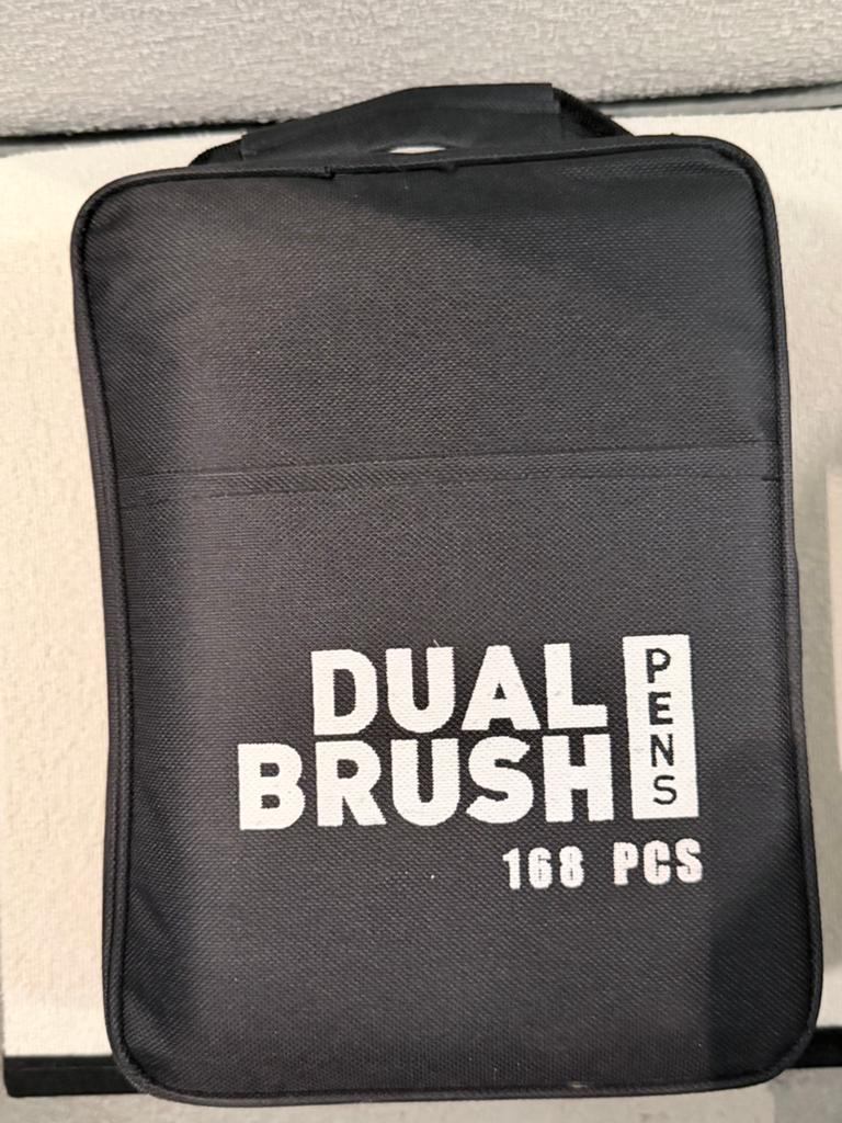 168 Dual Brush Twinmarkers - Nieuw in Opbergtas, Ophalen, Nieuw, Potlood of Stift
