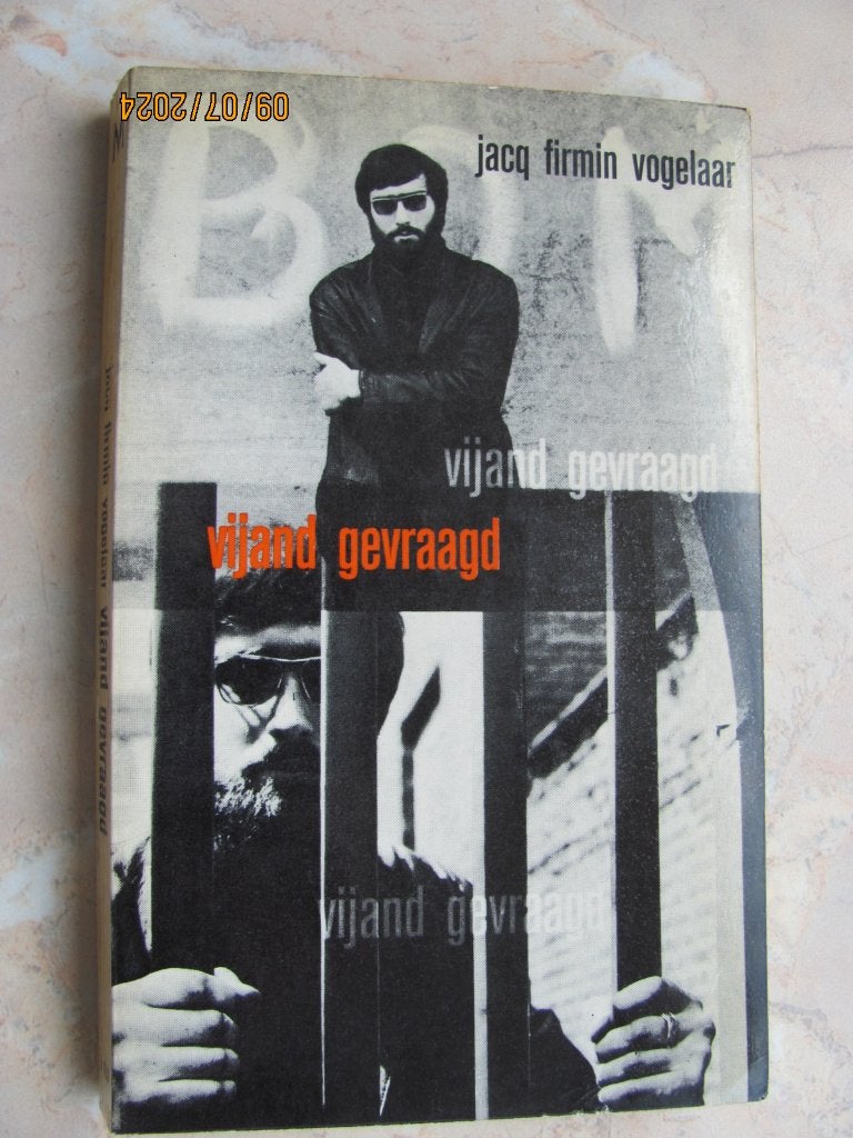 BOEK Jacq Firmin VOGELAAR 1e druk VIJAND GEVRAAGD 1967 IZGS, Boeken, Ophalen of Verzenden, Zo goed als nieuw, Nederland, Jacq Firmin Vogelaar