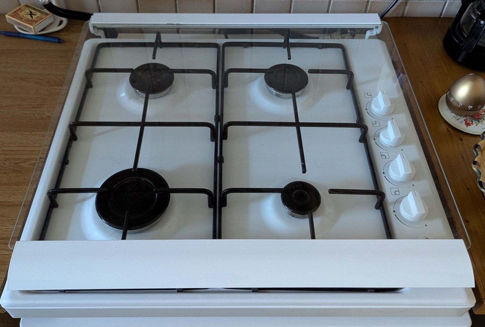 Beko gaskookplaat
Met glazen kap, Ophalen, Vrijstaand, Gas, 4 kookzones