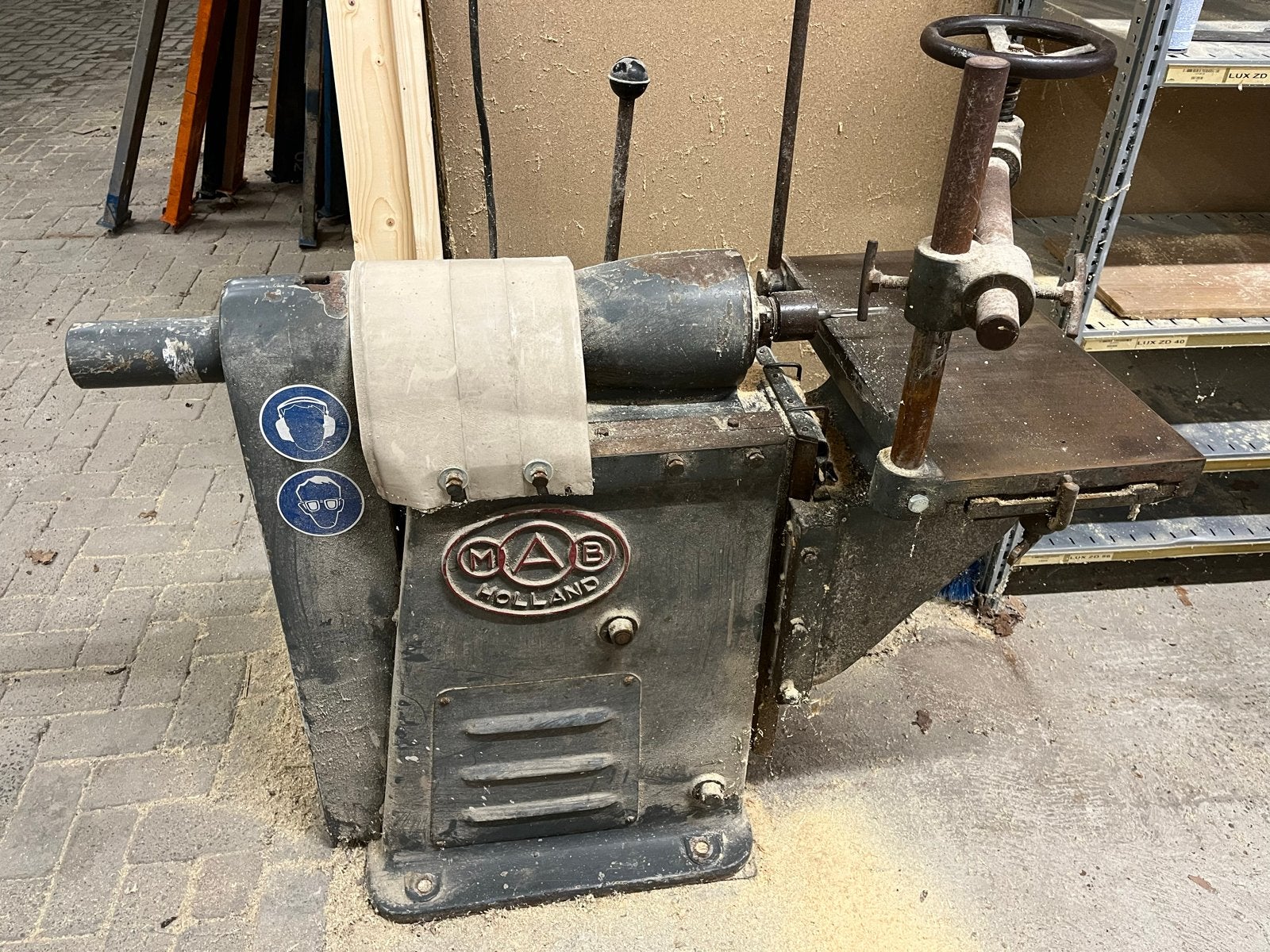 Langgat boormachine - Oersterke degelijkheid, Doe-het-zelf en Verbouw, Ophalen of Verzenden, Gebruikt, Kolomboormachine