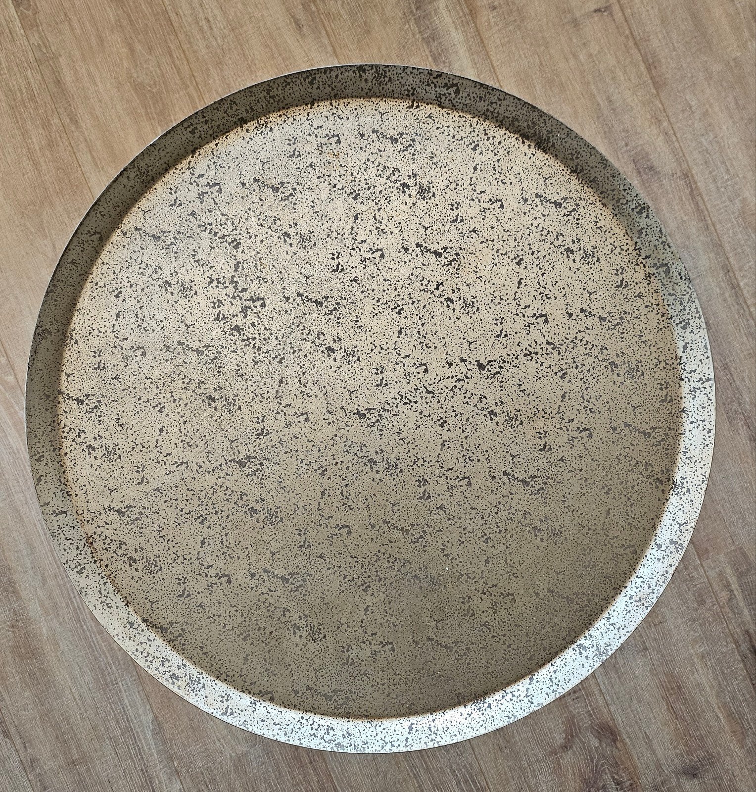 Loods 5 Bijzettafel Oud Zilver, Ophalen, Minder dan 45 cm, Gebruikt, Modern, Industrieel