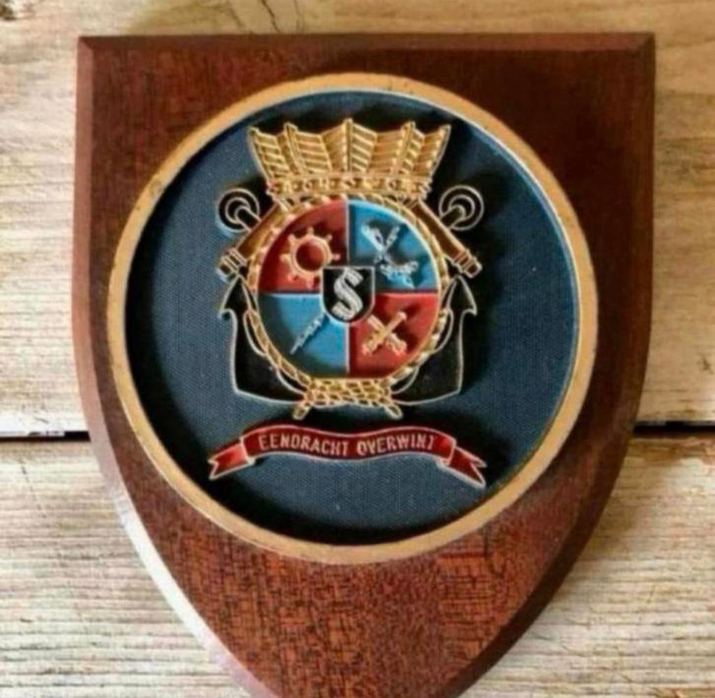 Marine Wapenschild CWACS, Verzenden, Marine, Nederland, Embleem of Badge
