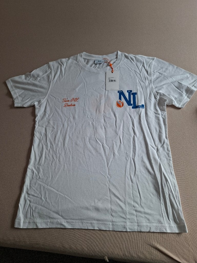 Team NL Denham shirt L, Maat 52/54 (L), Wit, Nieuw, Ophalen of Verzenden
