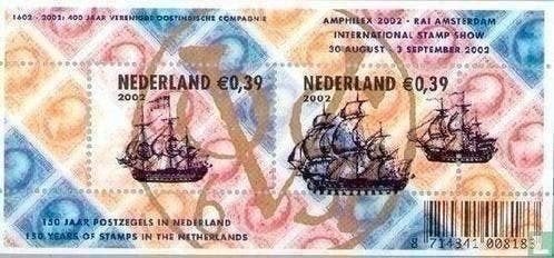 Blok Amphilex 2002 NL Postfris, Postzegels en Munten, Postzegels | Nederland, Ophalen of Verzenden