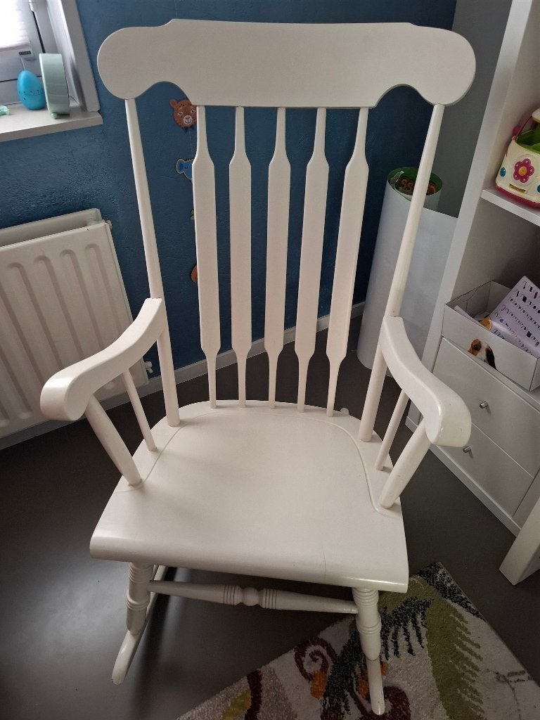 Eikenhouten schommelstoel, Antiek en Kunst, Ophalen