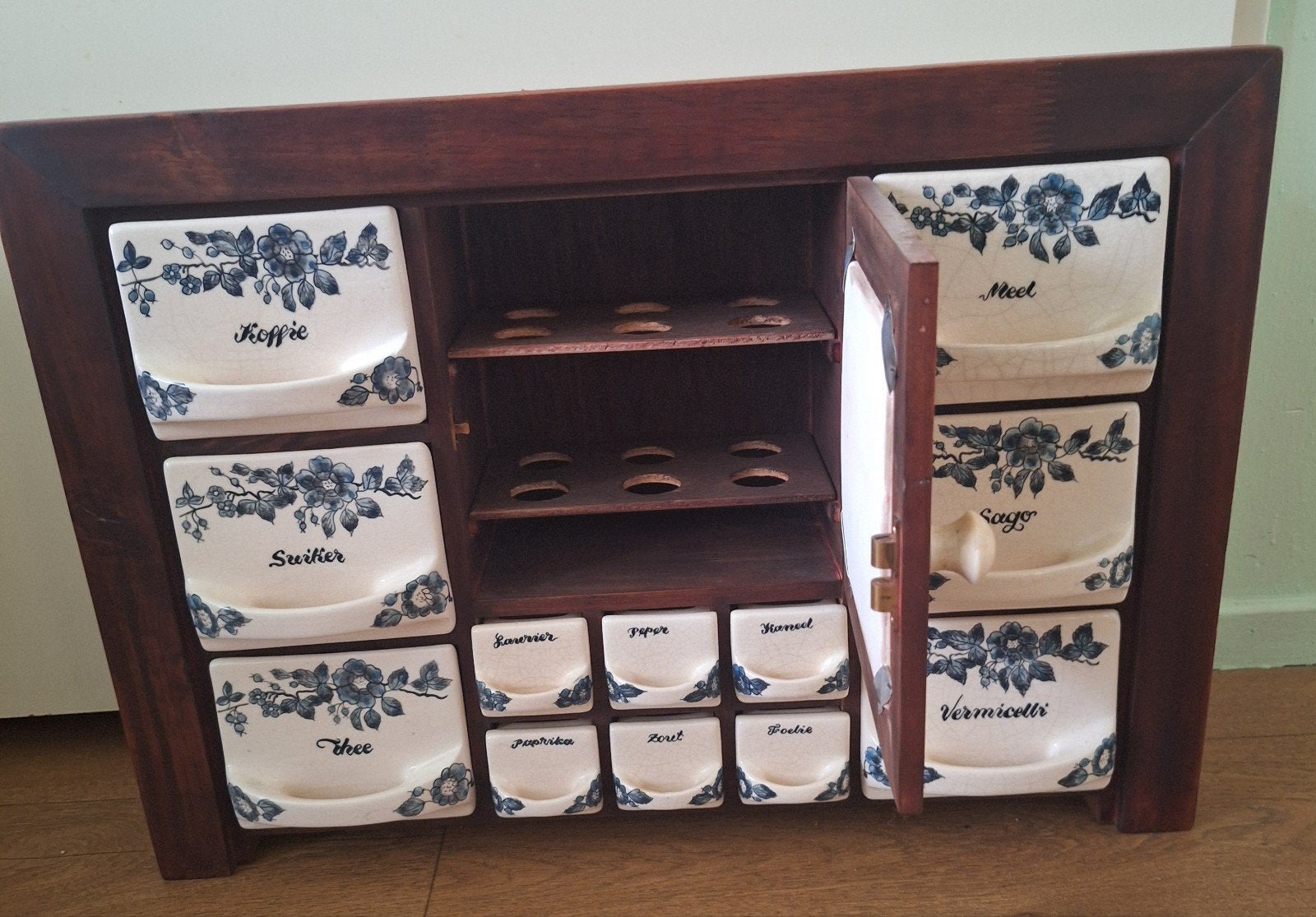 Vintage kruidenkastje in perfecte staat, Ophalen of Verzenden