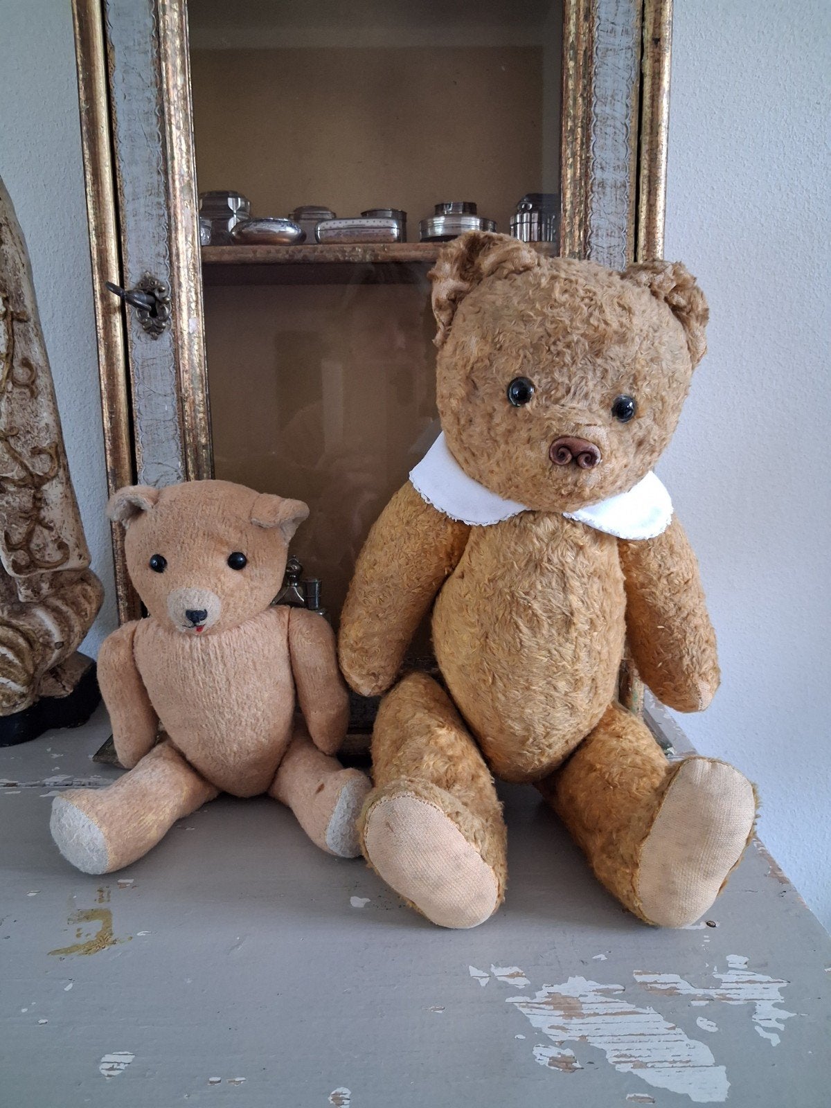 2      OUD  ...  STROGEVULD   ...  BEREN  !!!, Verzamelen, Beren en Cherished Teddies, Ophalen of Verzenden, Gebruikt, Stoffen beer