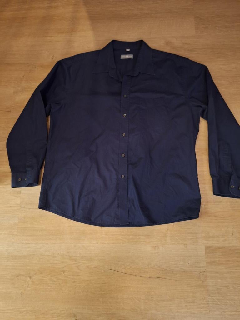 Donkerblauw overhemd Royal Class, maat XXL 45/46, Kleding | Heren, Blauw, Ophalen of Verzenden, Zo goed als nieuw, Overige halswijdtes
