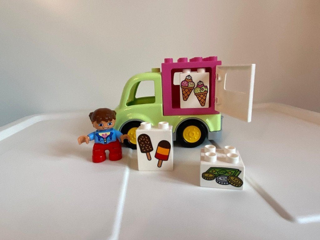 Lego Duplo 10586 – IJscowagen, Ophalen of Verzenden, Zo goed als nieuw, Duplo