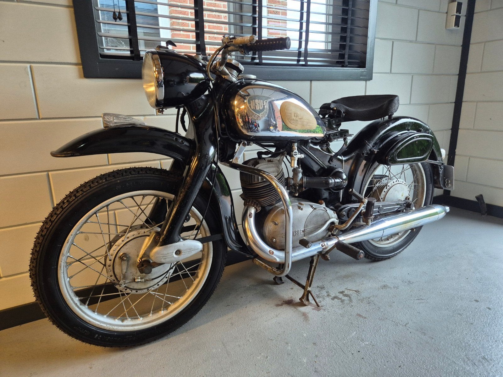 Te koop NSU Superlux 200cc 1955 Oldtimer motor NL kenteken, Motoren, Motoren | Oldtimers, -, -, -