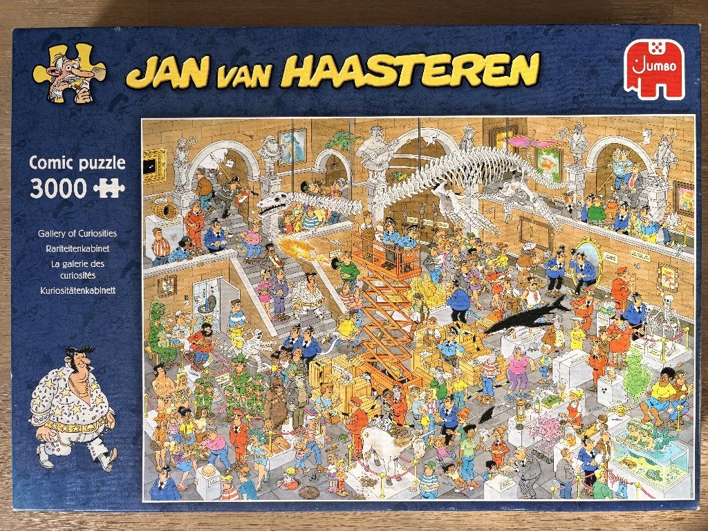 Jan van Haasteren: Rariteitenkabinet (3000 stukjes), Ophalen of Verzenden, Meer dan 1500 stukjes, Gebruikt, Legpuzzel