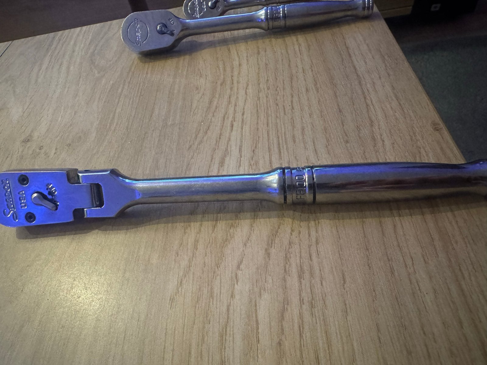 Snap-on FF100 ratel - Flexibele kop, 3/8" aandrijving, Ophalen, Gebruikt, Sleutel/ratel, Overige merken