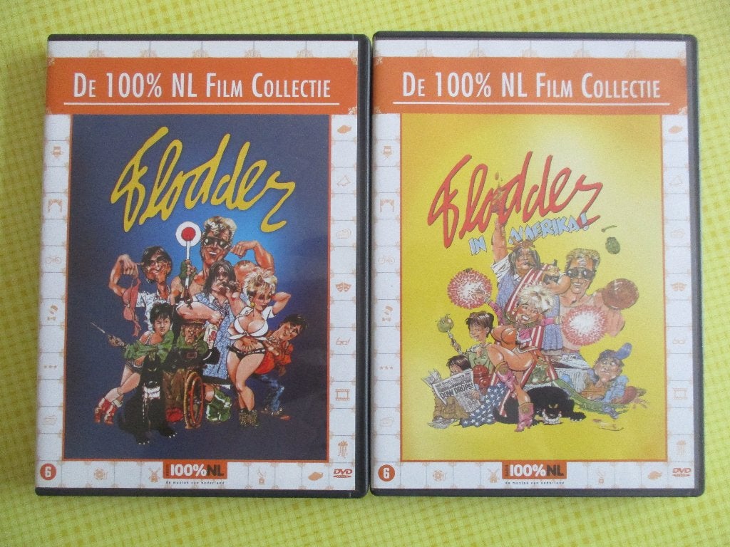 Flodder+Flodder in Amerika - DVD (Tatjana Simic/Huub Stapel), Vanaf 6 jaar, Ophalen of Verzenden, Zo goed als nieuw, Komedie