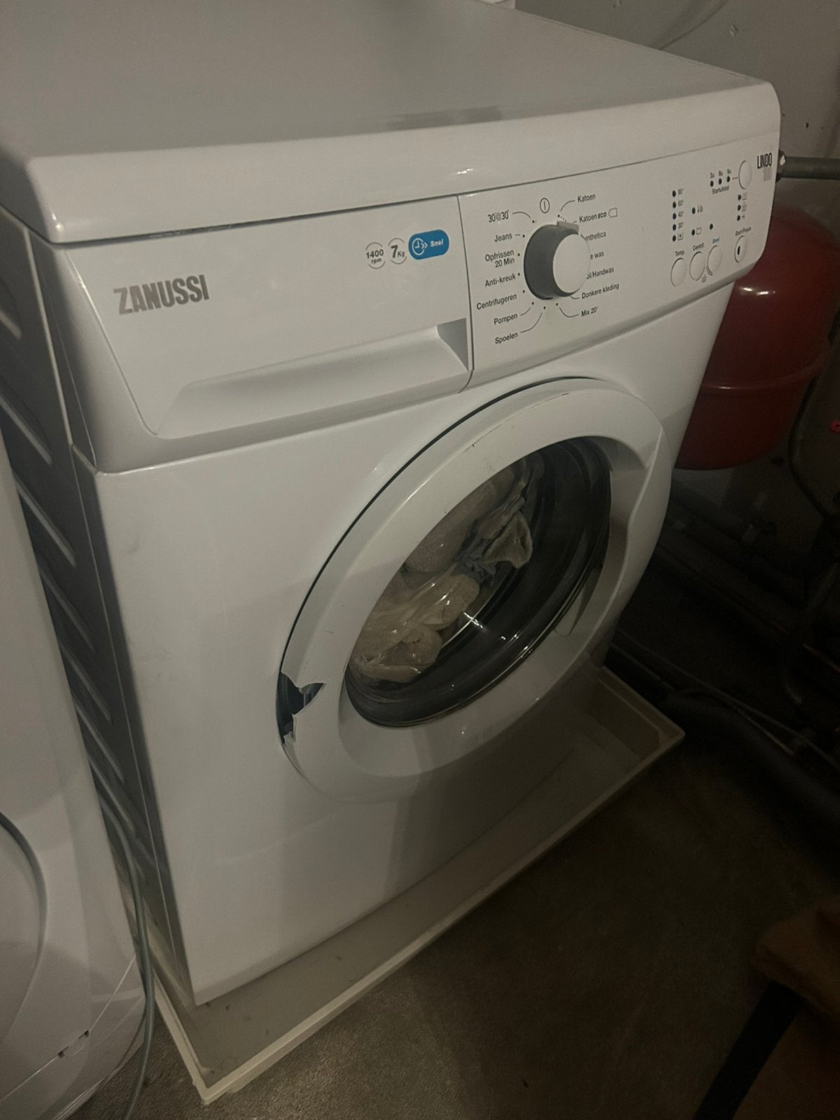Zanussi Lindo100, Ophalen, Gebruikt, 1200 tot 1600 toeren, 85 tot 90 cm