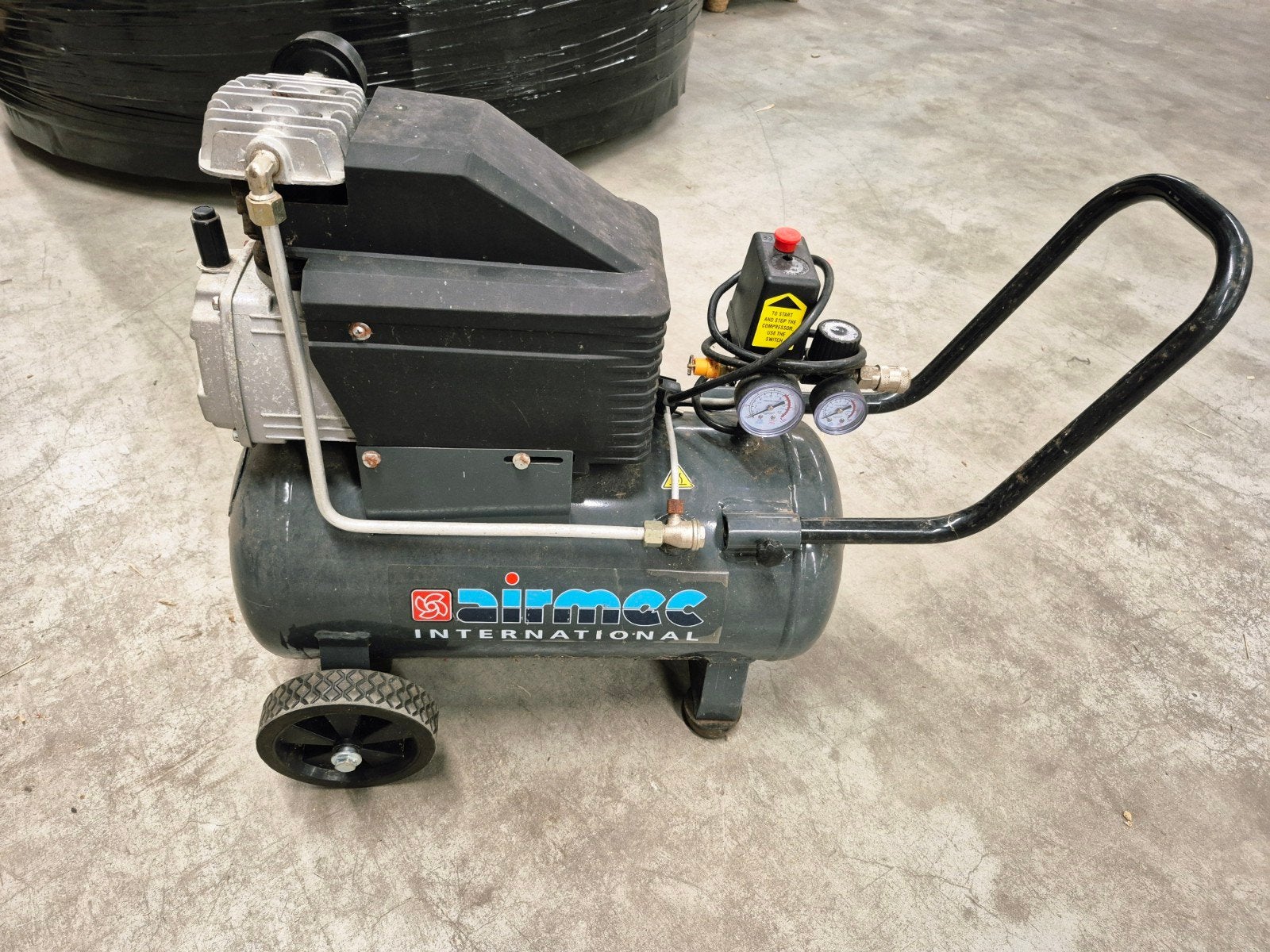 Airmec compressor 200l/min, Doe-het-zelf en Verbouw, 100 liter of meer, Ophalen of Verzenden