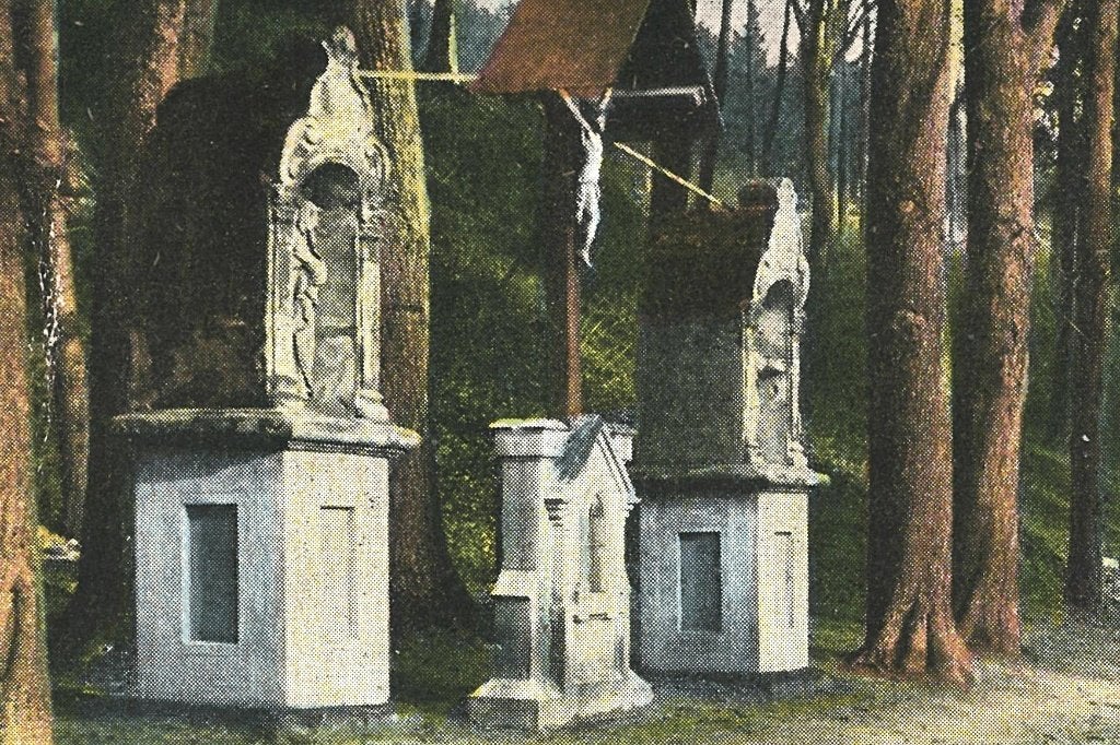 939694 Valkenburg Drie Beelden 1932 Gelopen met postzegel, Ophalen of Verzenden, 1920 tot 1940, Gelopen, Limburg