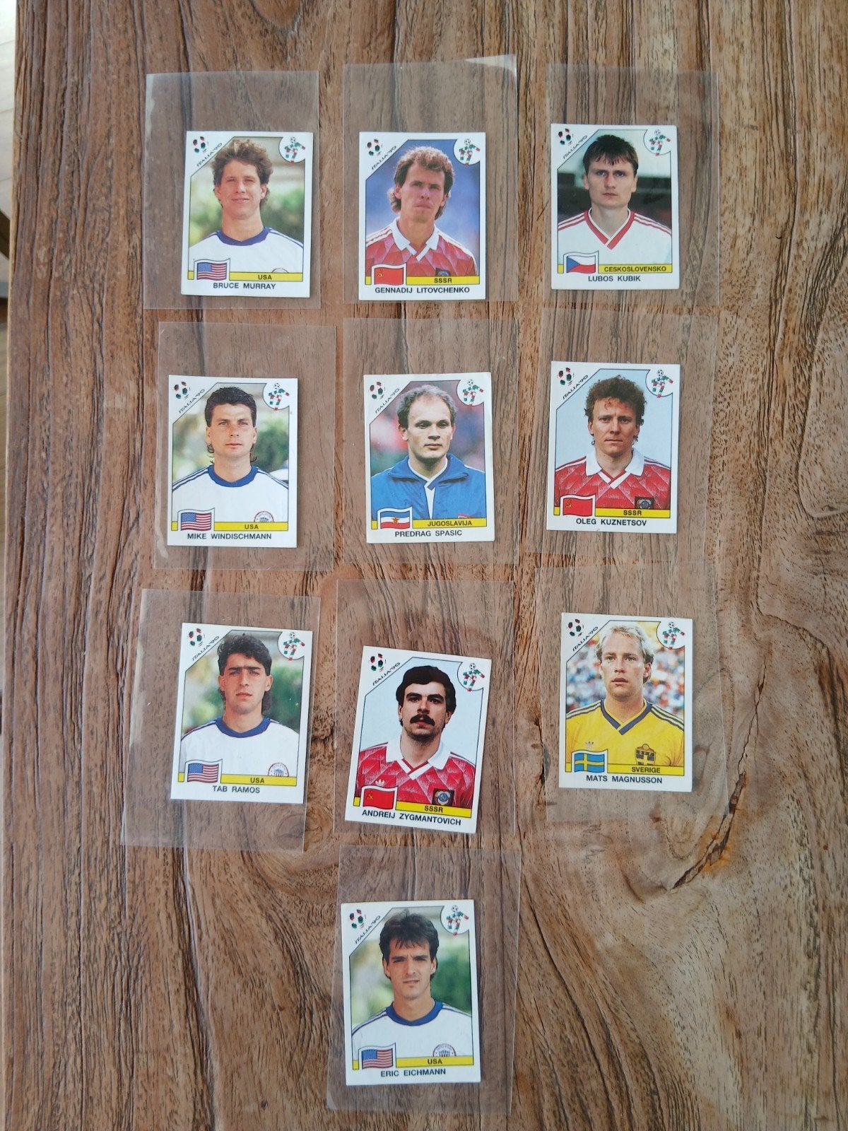 panini wk Italië 90 10x, Verzamelen, Verzenden, Zo goed als nieuw, Buitenlandse clubs, Poster, Plaatje of Sticker