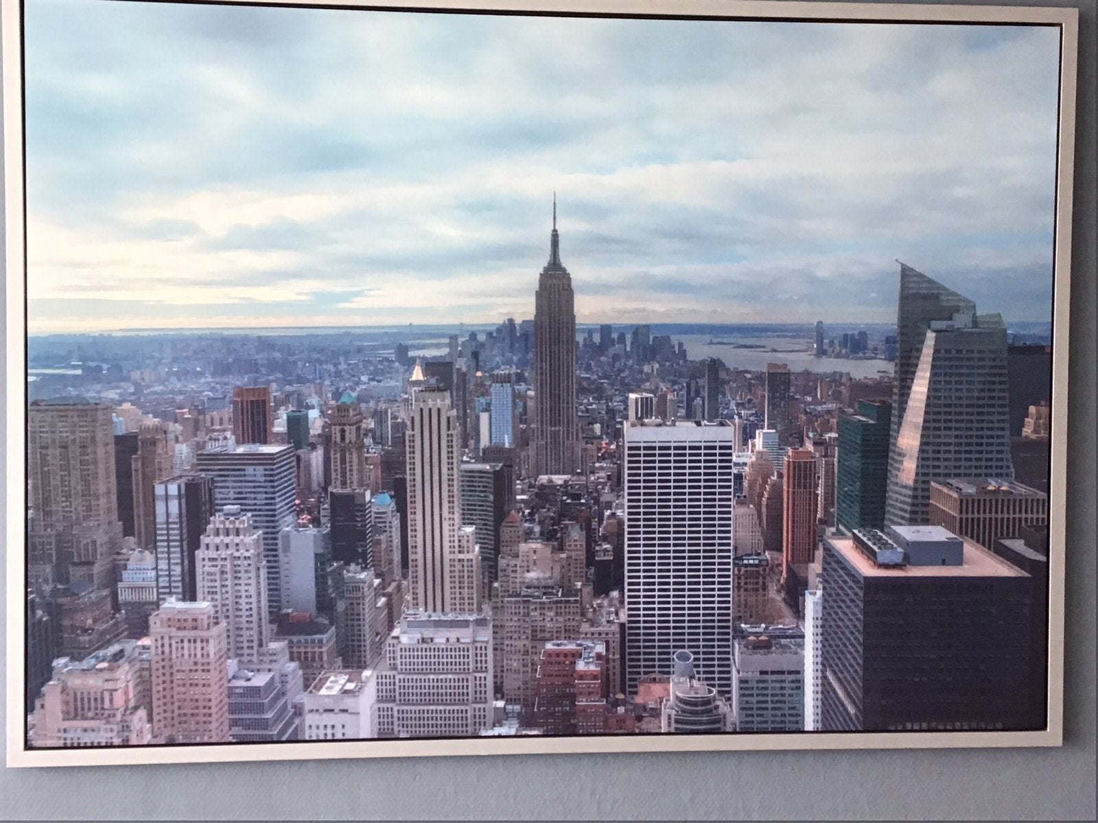 Grote New York Poster in Lijst - 140x100 cm, Huis en Inrichting, Woonaccessoires | Schilderijen, Tekeningen en Foto's, Ophalen