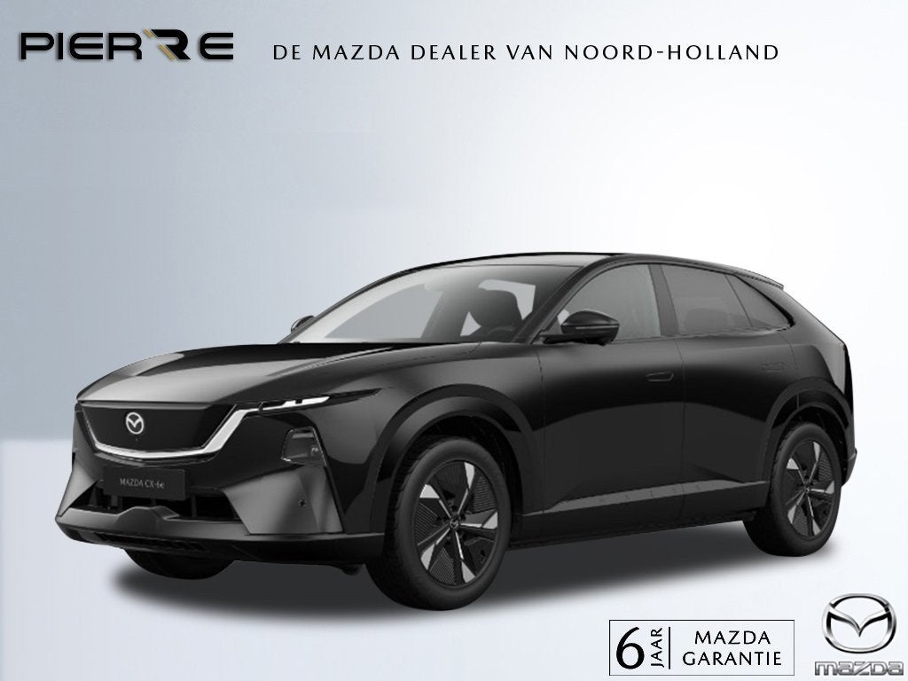 Mazda CX-6e Takumi Business Edition 78 kWh NAVI | 26 INCH IN, Auto's, Mazda, Automaat, Achterwielaandrijving, Zwart, Leder