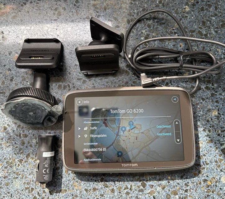 TomTom GO 6200 GPS Navigatiesysteem met Lifetime Kaarten, Ophalen of Verzenden, Gebruikt
