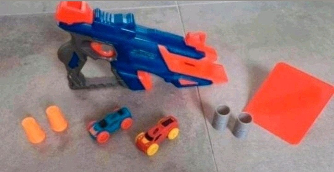 Nerf Nitro lanceerbaan ZGAN, Ophalen of Verzenden, Zo goed als nieuw
