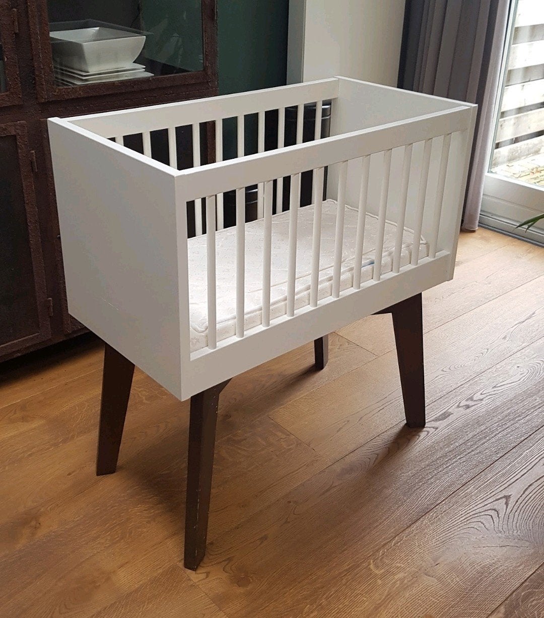 Kidsmill 60s wieg+matrasje, Ophalen, Wieg