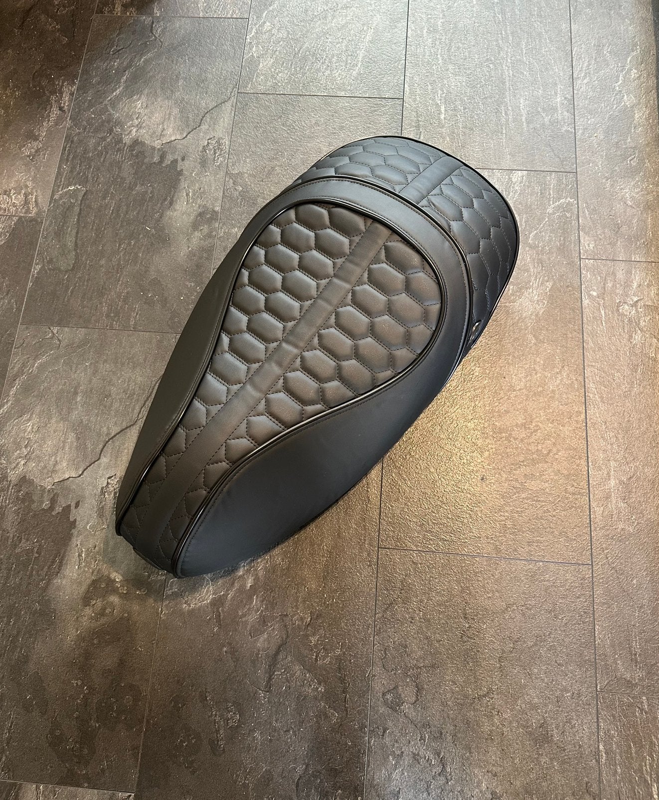 Custom Vespa Sprint/Primavera Mono Audi RS Zadel, Ophalen of Verzenden, Zo goed als nieuw, Zadel, Vespa