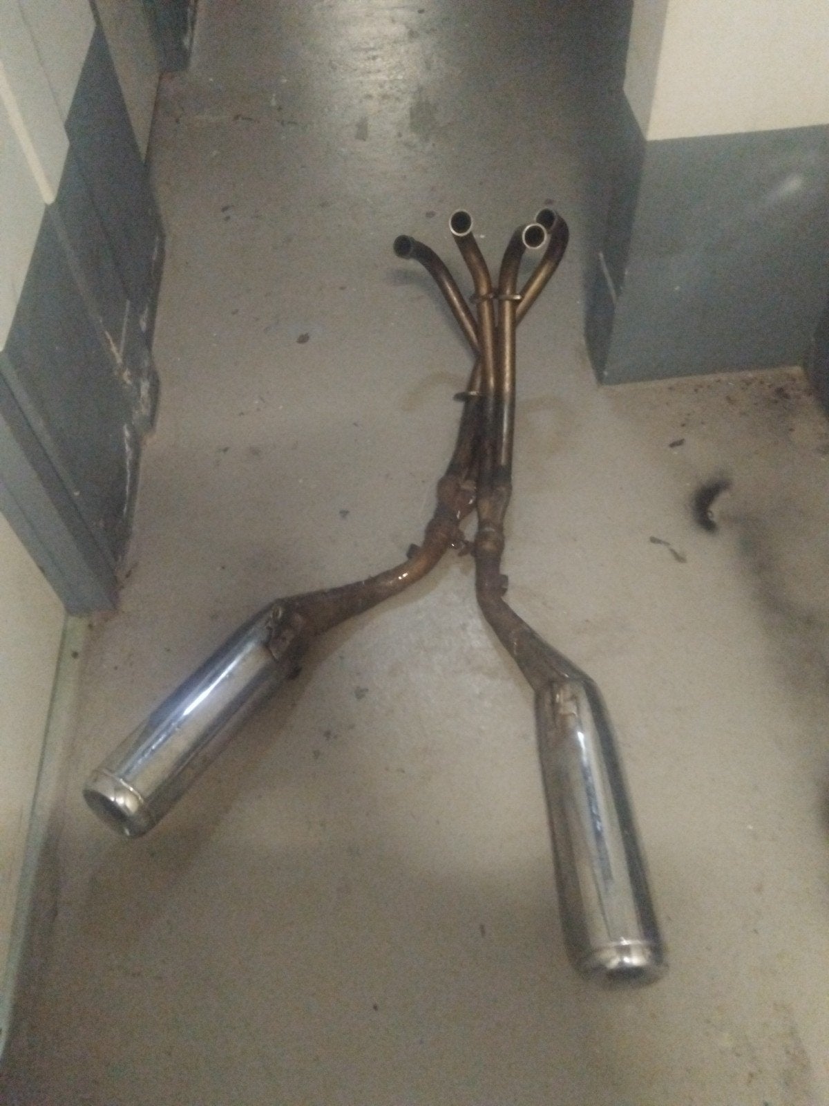 yamaha xj 600 uitlaat, Ophalen, Gebruikt