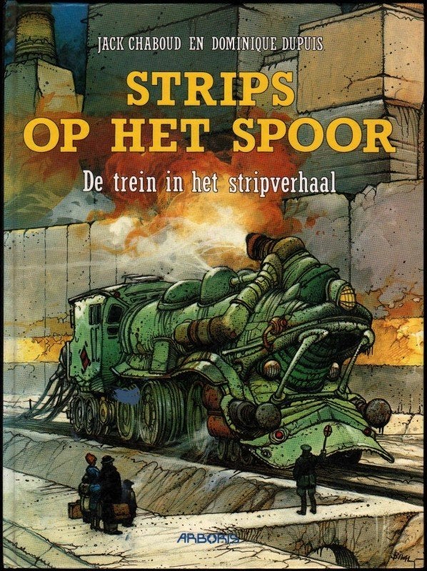 De trein in het stripverhaal / Strips op het spoor, Ophalen of Verzenden, Zo goed als nieuw, Trein, Overige typen