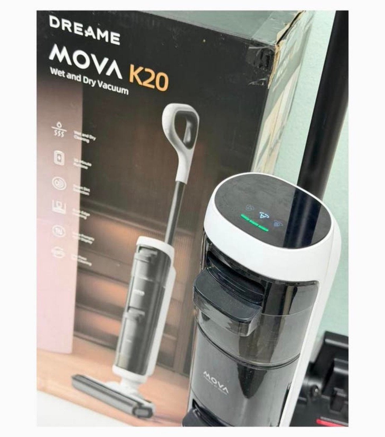 MOVA K20 - Stofzuiger - Wet and Dry - Lange Batterijduur, Nieuw, Ophalen of Verzenden, H, H