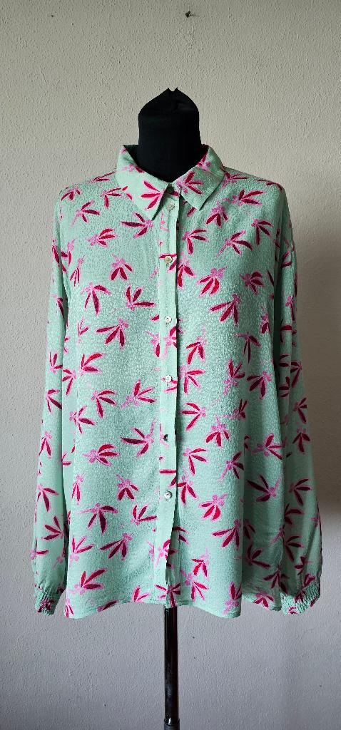 Groene blouse van POM Amsterdam - Maat 44, POM Amsterdam, Maat 42/44 (L), Ophalen of Verzenden, Zo goed als nieuw
