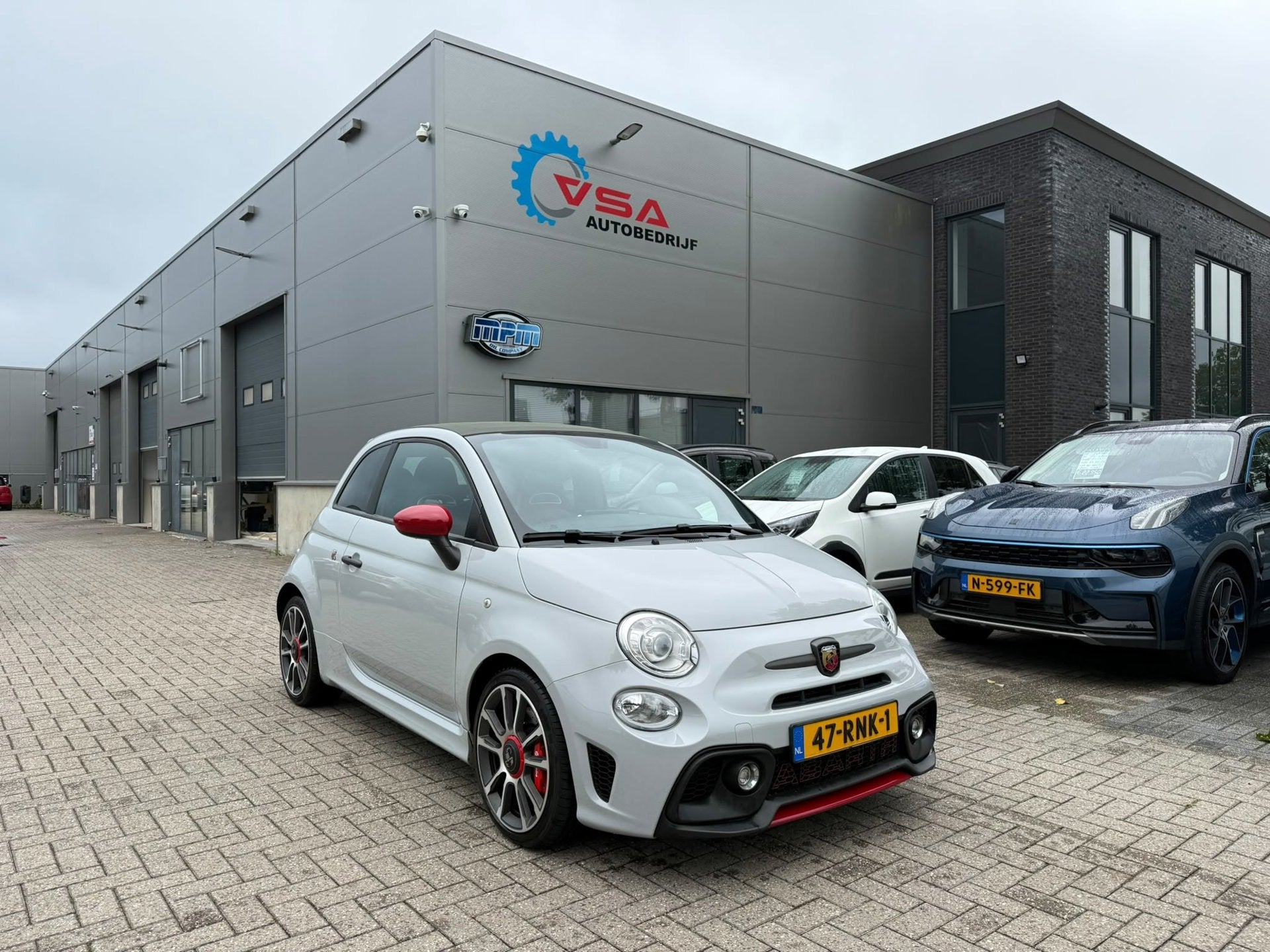 Fiat 500 C 1.4-16V Abarth|automaat|Flippers|Cabrio|Carplay|P, Auto's, Euro 5, 15 km/l, Gebruikt, Huisgarantie