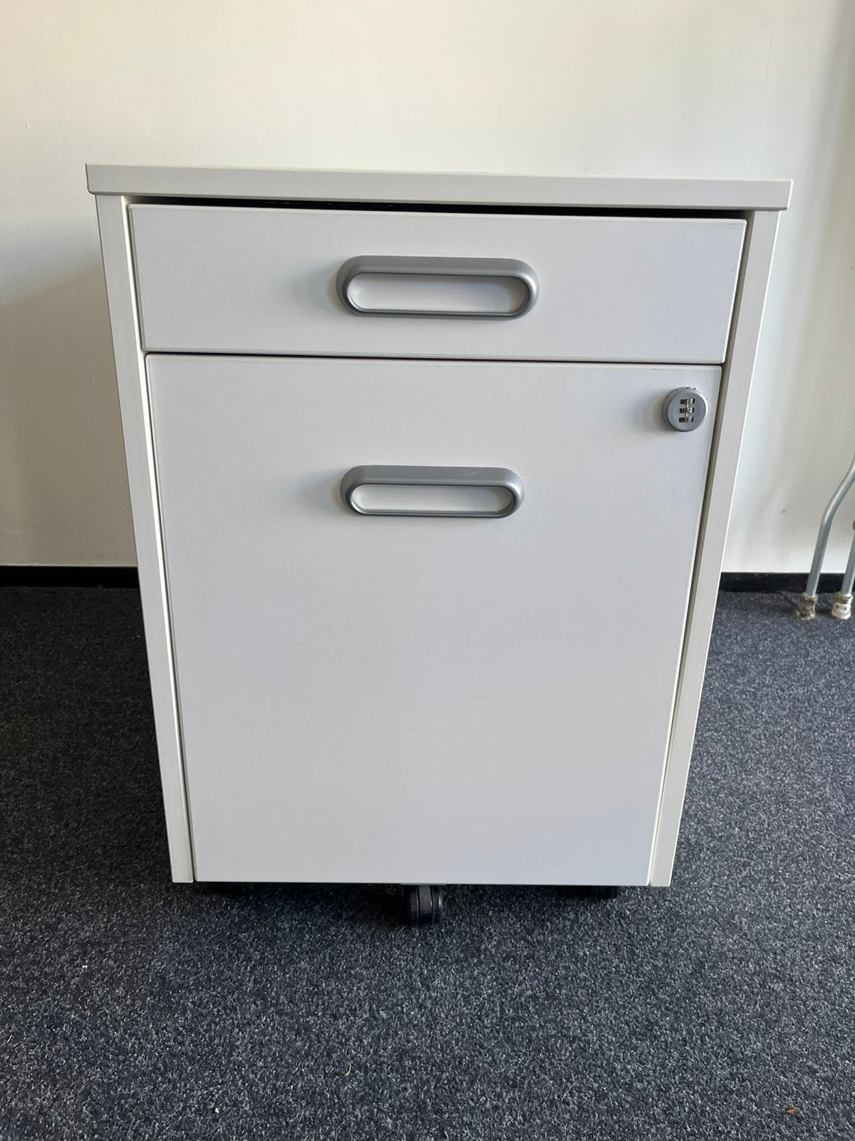IKEA Wit GALANT ladeblok met 4 laden + cijferslot - zgan, Huis en Inrichting, Kasten | Ladekasten, Ophalen, Overige materialen