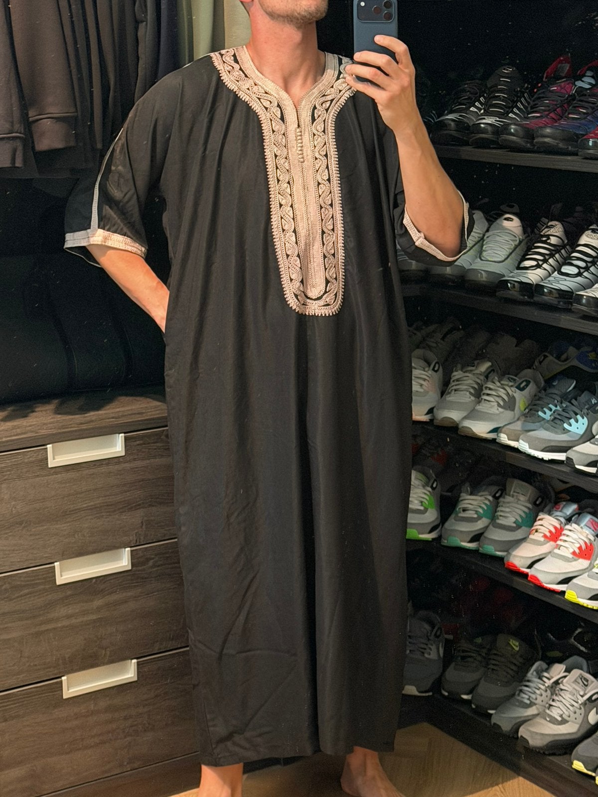Marokkaanse djellaba maat  m / L, Verzenden, Gedragen
