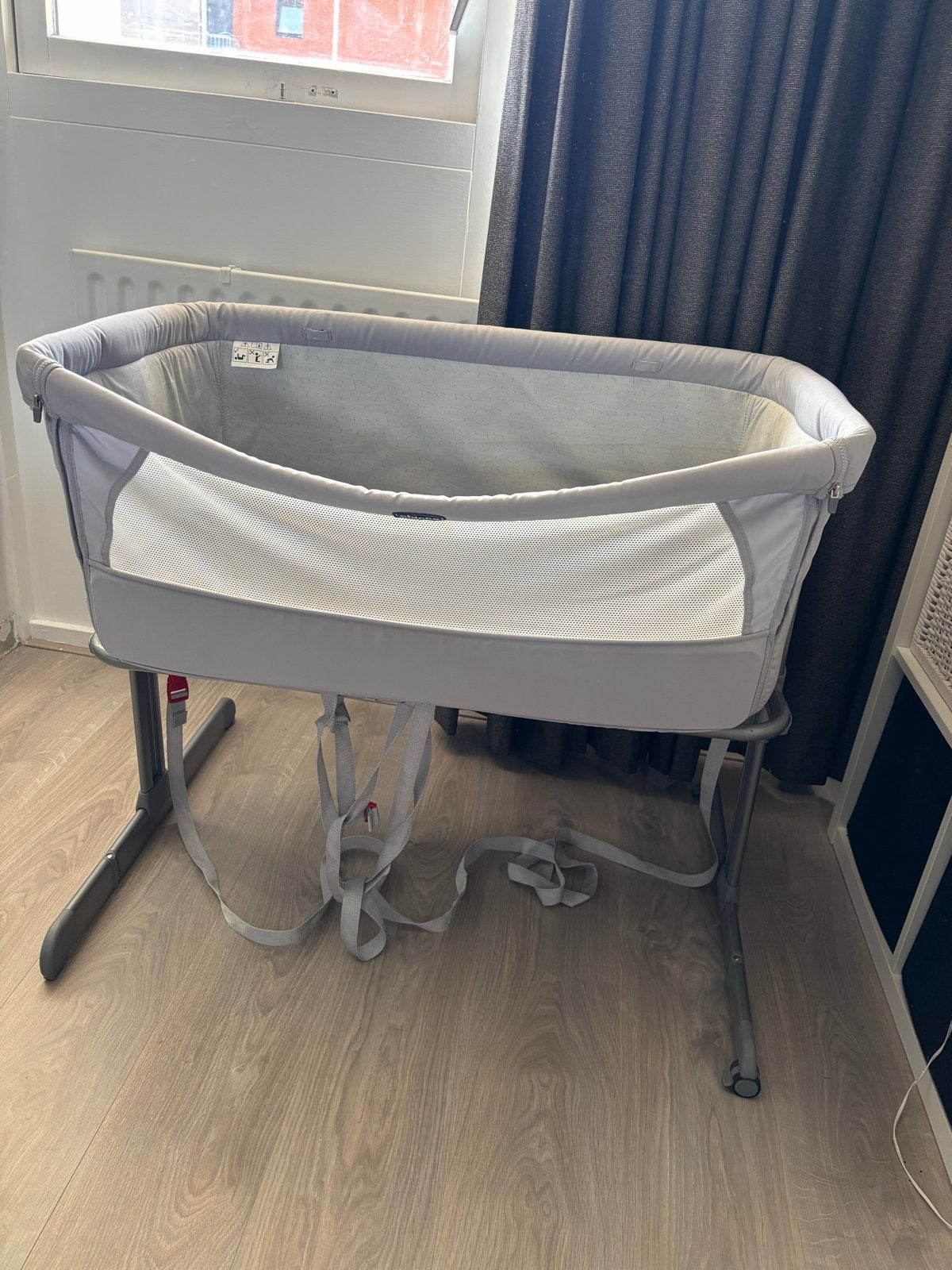 Chicco Next2Me Co-Sleeper Wieg - Grijs, Ophalen, Gebruikt, Wieg