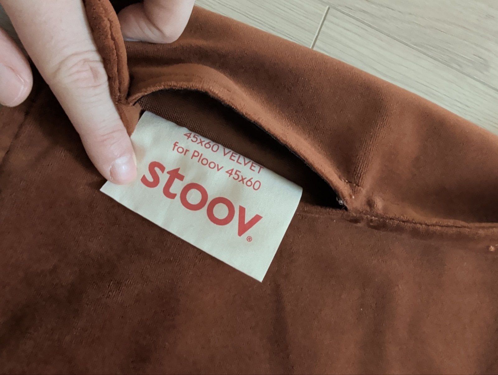 stoov kussenhoes cinnamon orange, Ophalen of Verzenden, Zo goed als nieuw, Rechthoekig
