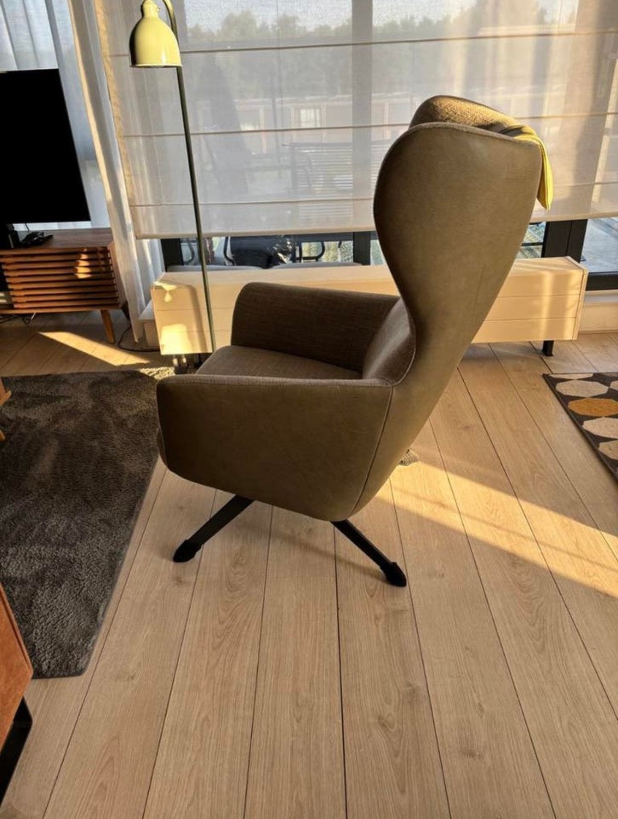 Montel Fauteuil Eric, Huis en Inrichting, Fauteuils, Ophalen, Gebruikt, 50 tot 75 cm, Leer