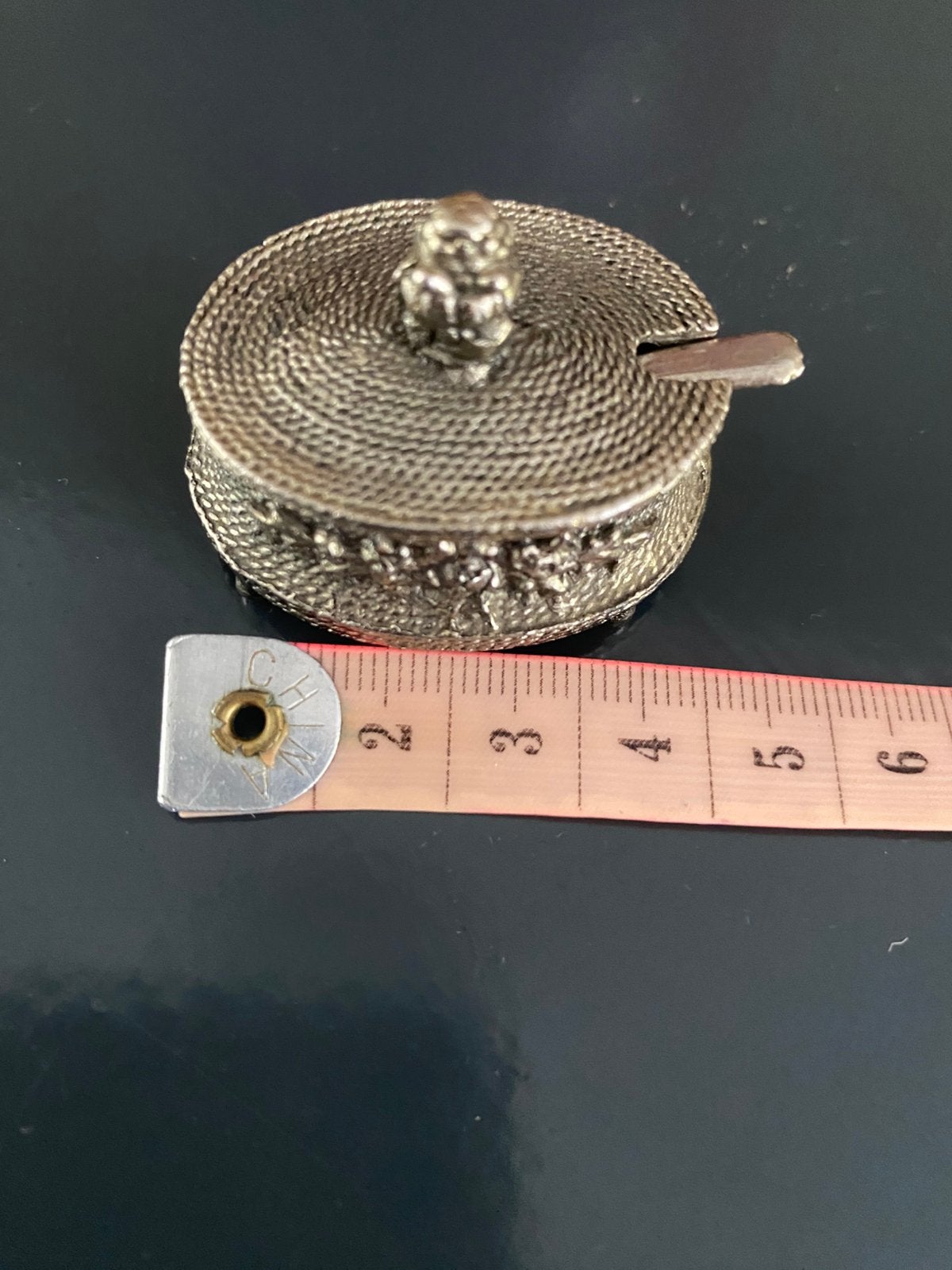 Miniatuur zoutvaatje, Antiek en Kunst, Ophalen of Verzenden
