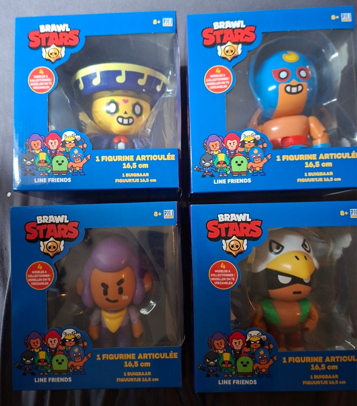 Brawl Stars actiefiguren 4 stuks nieuw in doos, Verzamelen, Ophalen of Verzenden, Nieuw